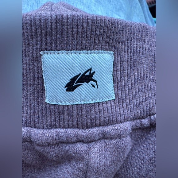 Alphalete TREK SWEATPANT Heather Sugar Wide Leg high rise Sweatpant Extra large - Picture 6 of 6